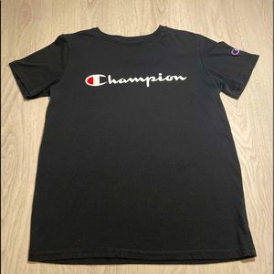 Black champion shirt